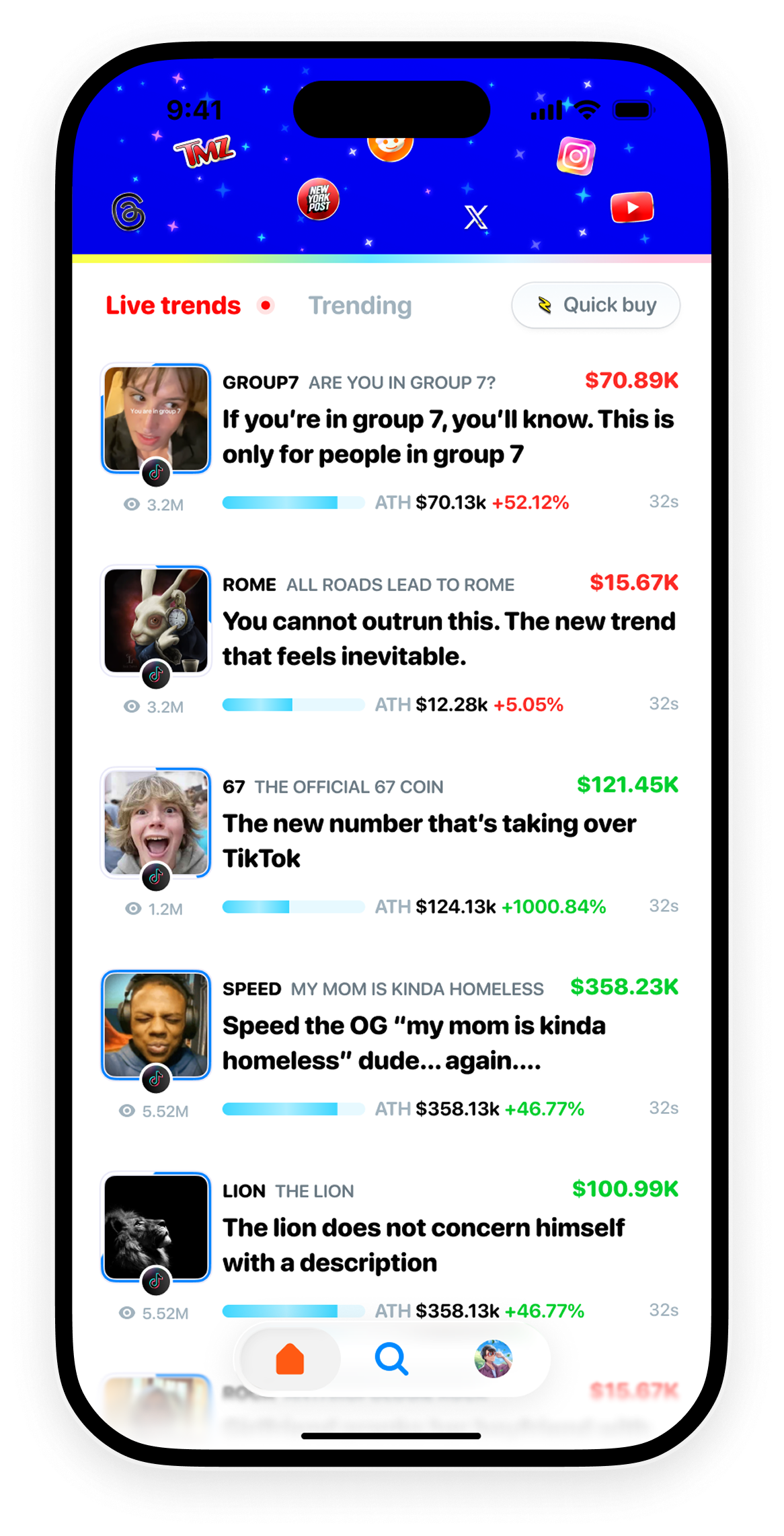 Frenzy mobile preview